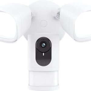 eufy Floodlight Cam 2, 2K, Built-in AI, 2-Way Audio, No Monthly Fees, 2,500-Lumen Brightness, Weatherproof, HomeBase Not Compatible, (Existing Outdoor Wiring and Junction Box Required)