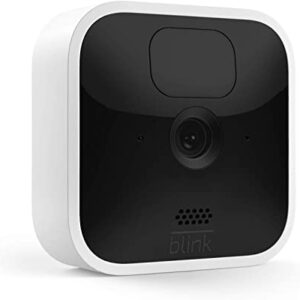Blink Indoor ÔÇô wireless, HD security camera with two-year battery life, motion detection, and two-way audio ÔÇô 1 camera kit