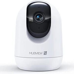 Indoor Security Camera 2K, Pet Camera with Phone App, WiFi Cameras for Home Security Camera for Dog/ Baby Monitor/Elder Pan Tilt, 2.4G, 24/7, 2-Way Talk, Human Detection, Motion Tracking, SD&Cloud