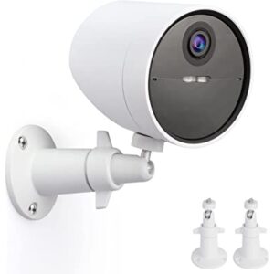 UYODM 2 Pack Wall Mount Holder for SimpliSafe Outdoor Security Camera, 360┬░Rotation Security Bracket with 1/4 Screw Thread, Camera Not Included (White)