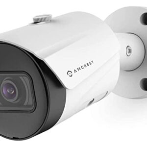 Amcrest UltraHD 5MP Outdoor POE Camera 2592 x 1944p Bullet IP Security Camera, Outdoor IP67 Waterproof, 103┬░ Viewing Angle, 2.8mm Lens, 98.4ft Night Vision, 5-Megapixel, IP5M-B1186EW-28MM (White)