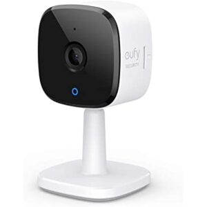 eufy security Solo IndoorCam C24, 2K Security Indoor Camera, Plug-in Camera with Wi-Fi, IP Camera, Human & Pet AI, Voice Assistant Compatibility, Night Vision, Two-Way Audio, HomeBase not Compatible