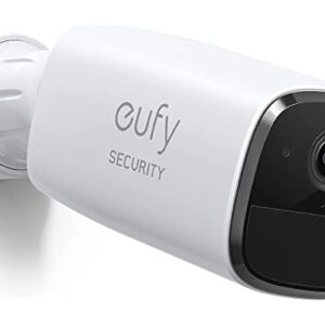 eufy security, SoloCam E40, Outdoor Security Camera, Advanced AI Person-Detection, Two-Way Audio, 2K Resolution, 2.4 GHz Wi-Fi Only, IP65 Weatherproof, No Monthly Fee