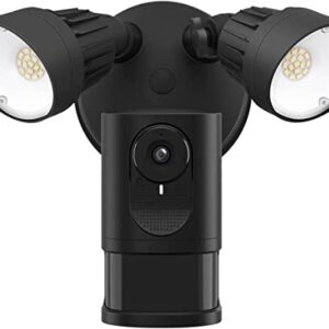 eufy security Floodlight Camera E with Built-in AI, 2K Resolution, 2-Way Audio, No Monthly Fees, 2000-Lumen Brightness, Weatherproof, Existing Outdoor Wiring and Weatherproof Junction Box Required