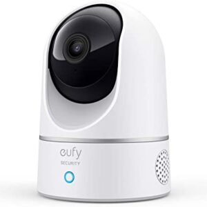 eufy security Solo IndoorCam P24, 2K, Pan & Tilt, Indoor Security Camera, Wi-Fi Plug-in Camera, Human & Pet AI, Voice Assistant Compatibility, Night Vision, Motion Tracking, HomeBase not Compatible
