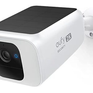 eufy security SoloCam S40, Solar Security Camera, Wireless Outdoor Camera, Battery Camera, Integrated Solar Panel, Spotlight Camera, 2K Resolution, Wireless, 2.4 GHz Wi-Fi, No Monthly Fee
