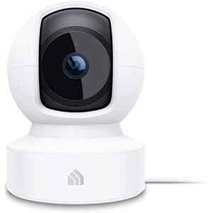 Kasa Indoor Pan/Tilt Smart Security Camera, 1080p HD Dog Camera 2.4GHz with Night Vision, Motion Detection for Baby and Pet Monitor, Cloud & SD Card Storage, Works with Alexa & Google Home (EC70)