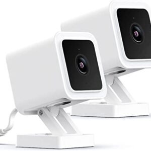 Wyze Cam v3 with Color Night Vision, Wired 1080p HD Indoor/Outdoor Security Camera, 2-Way Audio, Works with Alexa, Google Assistant, and IFTTT, 2-Pack
