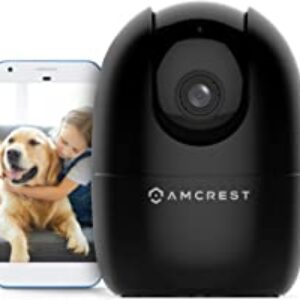 Amcrest 1080P WiFi Camera Indoor, Nanny Cam, Dog Camera, Sound & Baby Monitor, Human & Pet Detection, Motion-Tracking, 2.4Ghz Only, Pan/Tilt Wireless IP Camera, Night Vision, Smart Home ASH21-B