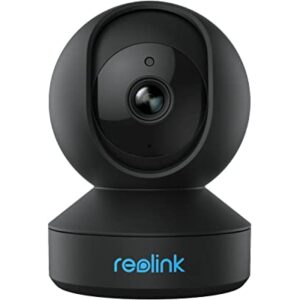 REOLINK E1 Pro 4MP HD Plug-in Home Security Indoor Camera with 2.4/5 GHz Wi-Fi, Auto Tracking, Smart Person/Pet Detection, Multiple Storage Options, Ideal for Baby Monitor/ Pet Camera/Elderly