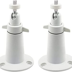 (2 Pack, Metal), BFYTN Security Camera Metal Wall/Ceiling Mount, Adjustable Indoor/Outdoor Mount Compatible with Arlo, Arlo Pro 2 3, Arlo Ultra CCTV Camera and Compatible Camera with 1/4 Screw Head