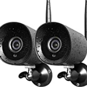 2Pack Wireless Security Cloud Camera for Outdoor/Home,2K FHD WiFi IP ACT397 Camera with Night Vision, Motion Detection, IP66 Waterproof, Cloud Storage, Live View, Compatible with Alexa Google Assitant