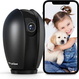 LaView Pet Camera Indoor Camera for Home Security with Motion Detection Two-Way Audio,1080p WiFi Security Camera 2.4G WiFi, 360┬░ PTZ Remote Control,Night Vision,Compatible with Alexa,US Cloud Service